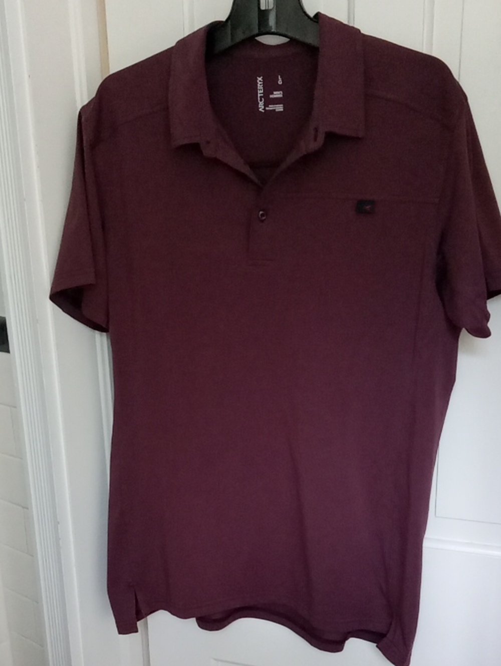 Arc'teryx Men's Captive DryTech Short Sleeve Polo Shirt Ultima L Golf Preppy